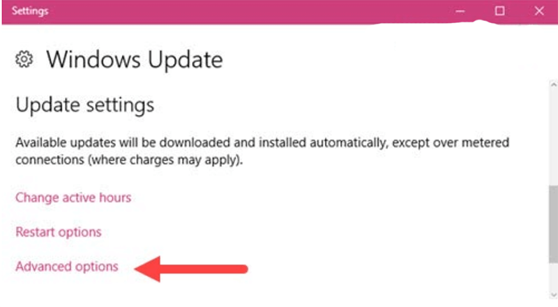 tắt tính năng Windows Updates